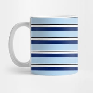 Classic Blue Stripes Mug